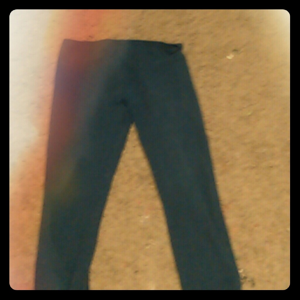 Blue leggings